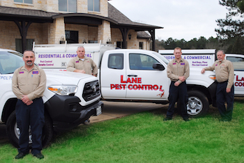 Lane Pest Control Crew and Truck